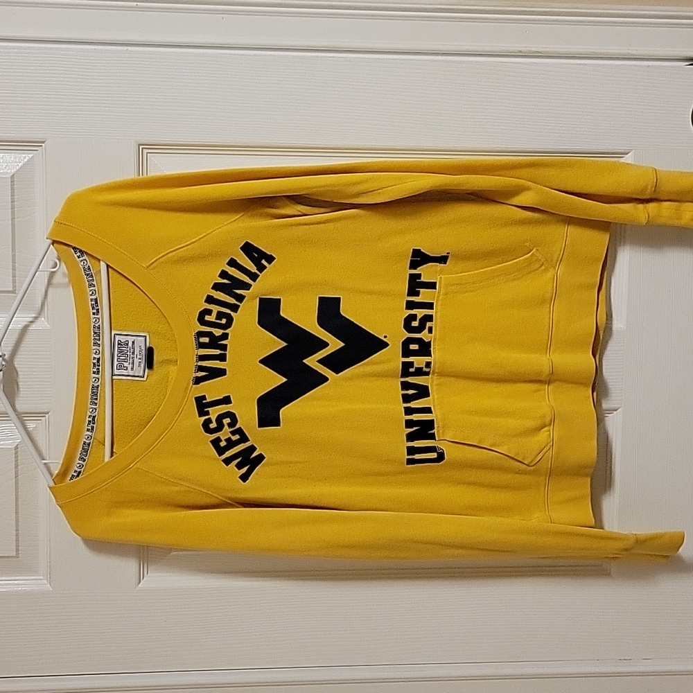 Pink WVU crewneck